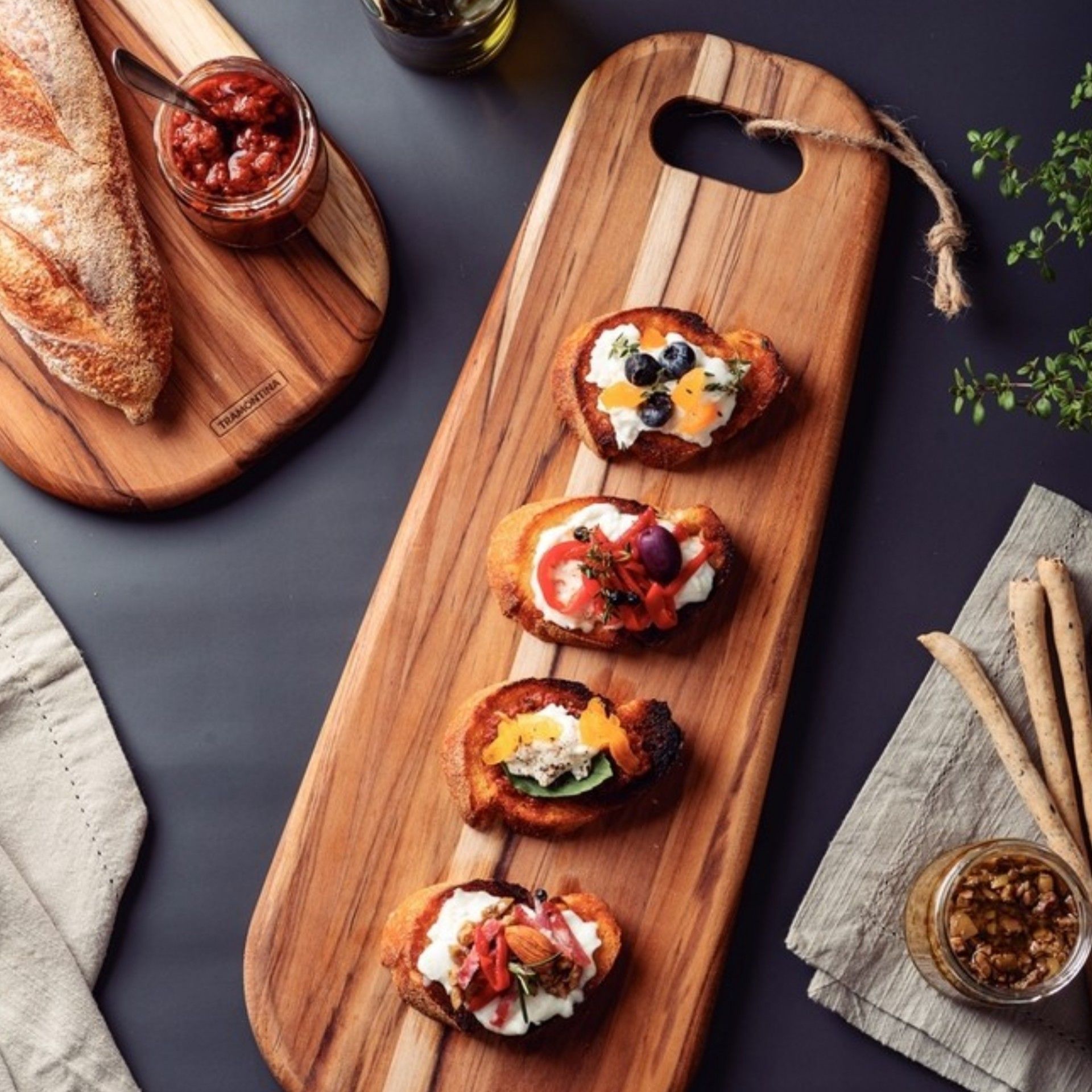 Tabua Rect Teca 48x19cm Provence 13412/351