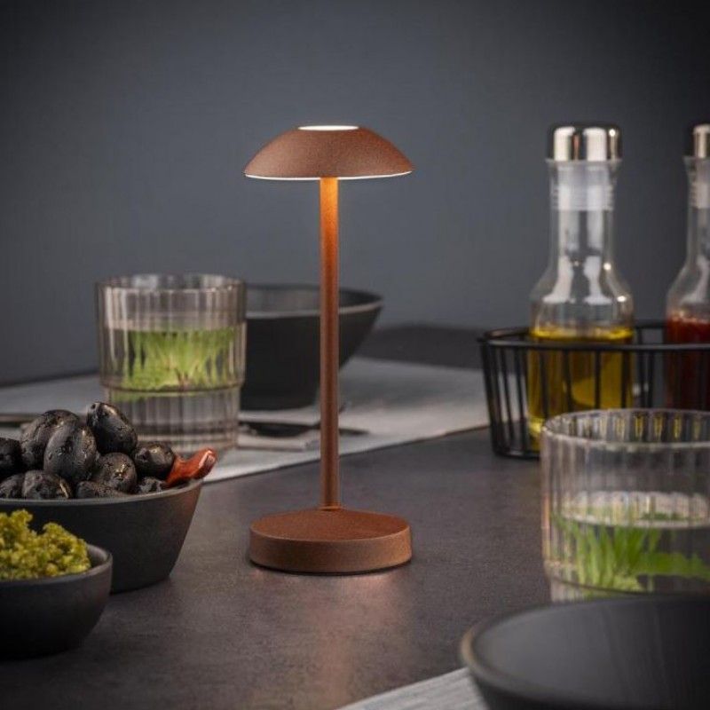 Candeeiro De Mesa Castanho Alva 17038