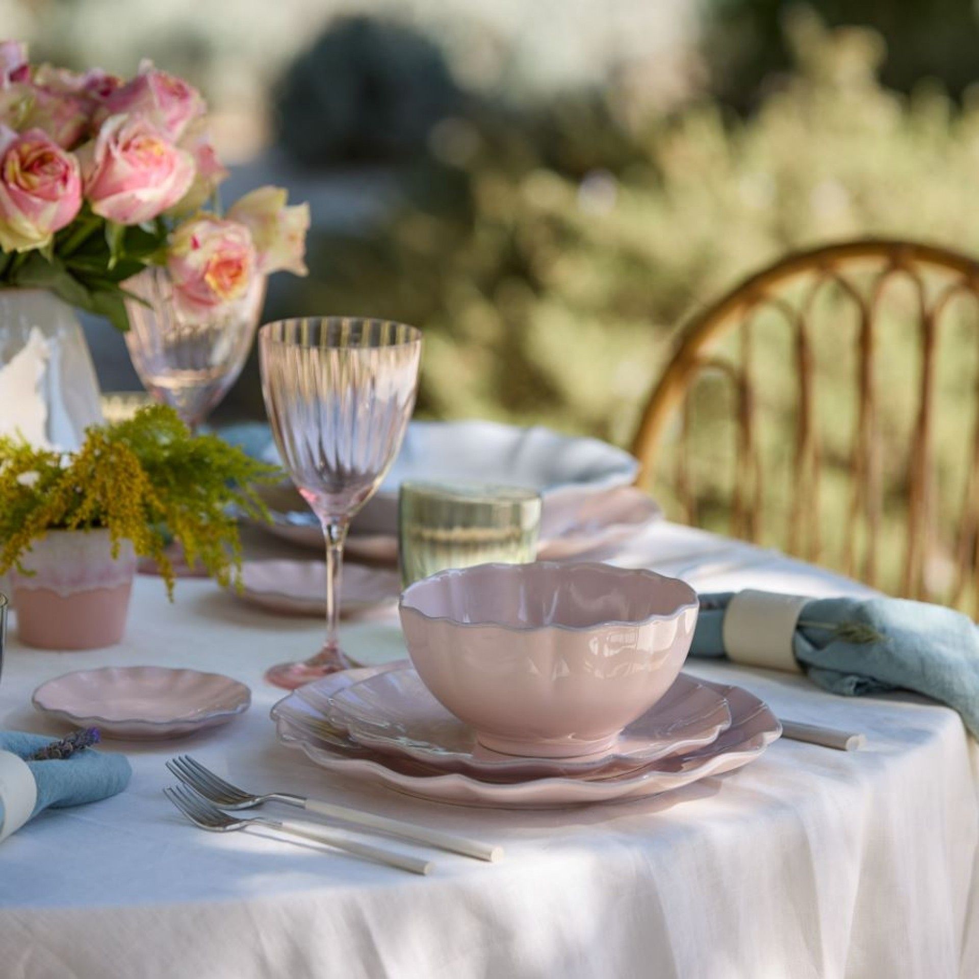 Prato Aperitivos 13cm Rosa Rosé