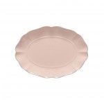 Travessa Oval 30cm Rosa Ros