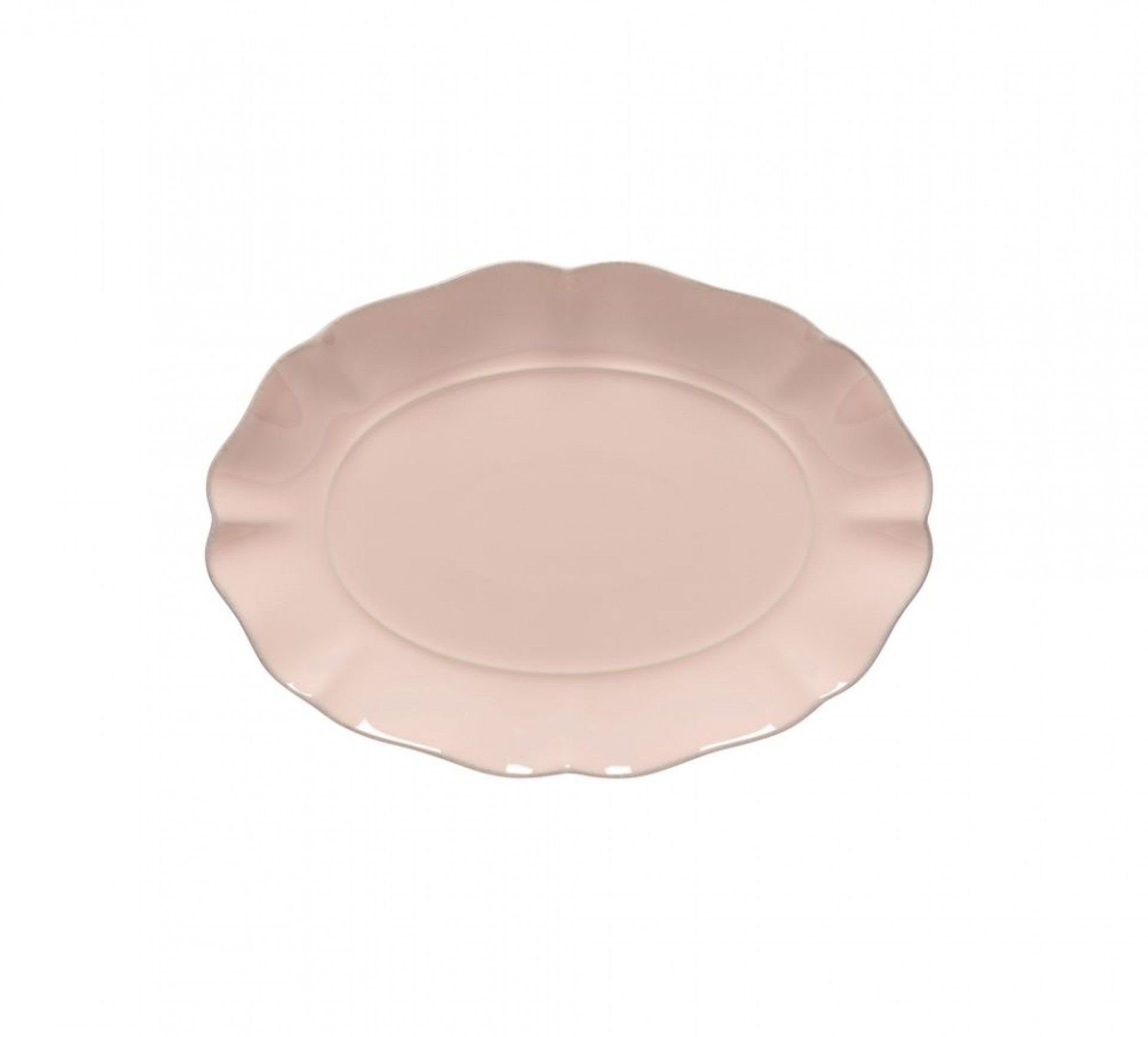 Travessa Oval 30cm Rosa Rosé