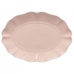 Travessa Oval 40cm Rosa Ros