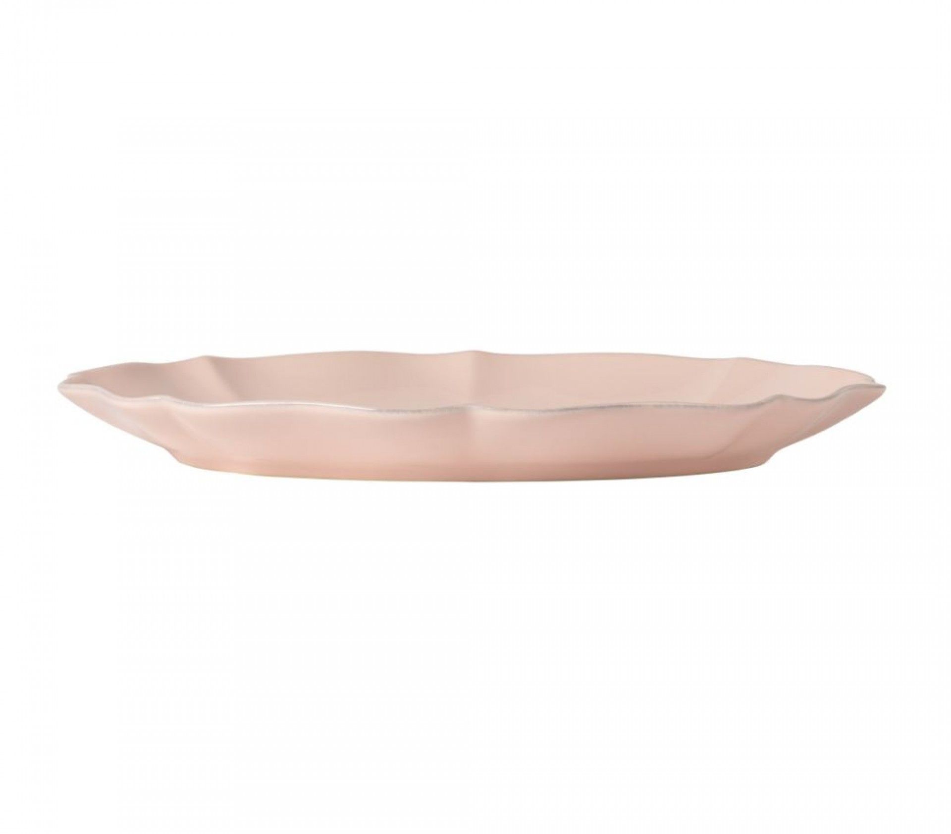 Travessa Oval 40cm Rosa Rosé