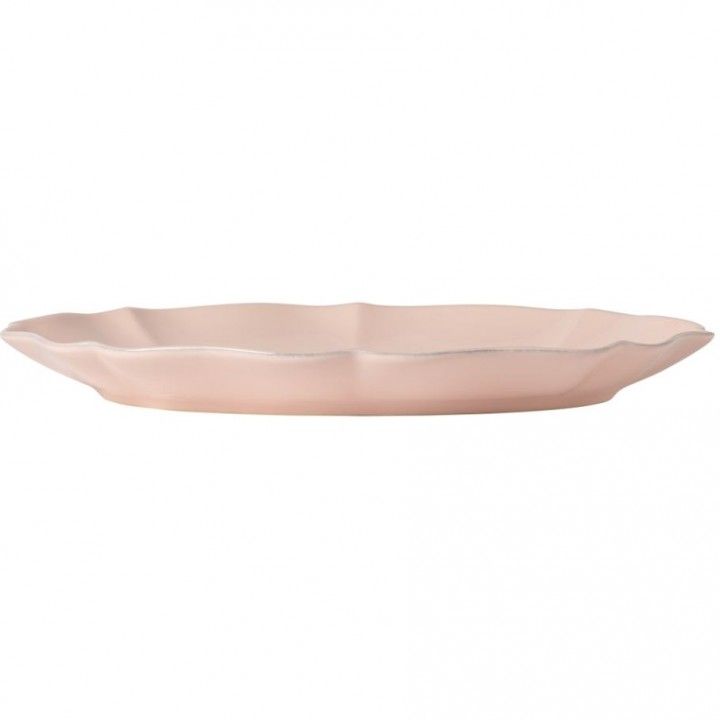 Travessa Oval 40cm Rosa Ros