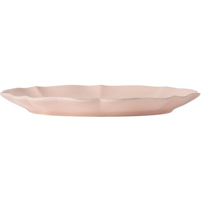 Travessa Oval 40cm Rosa Ros