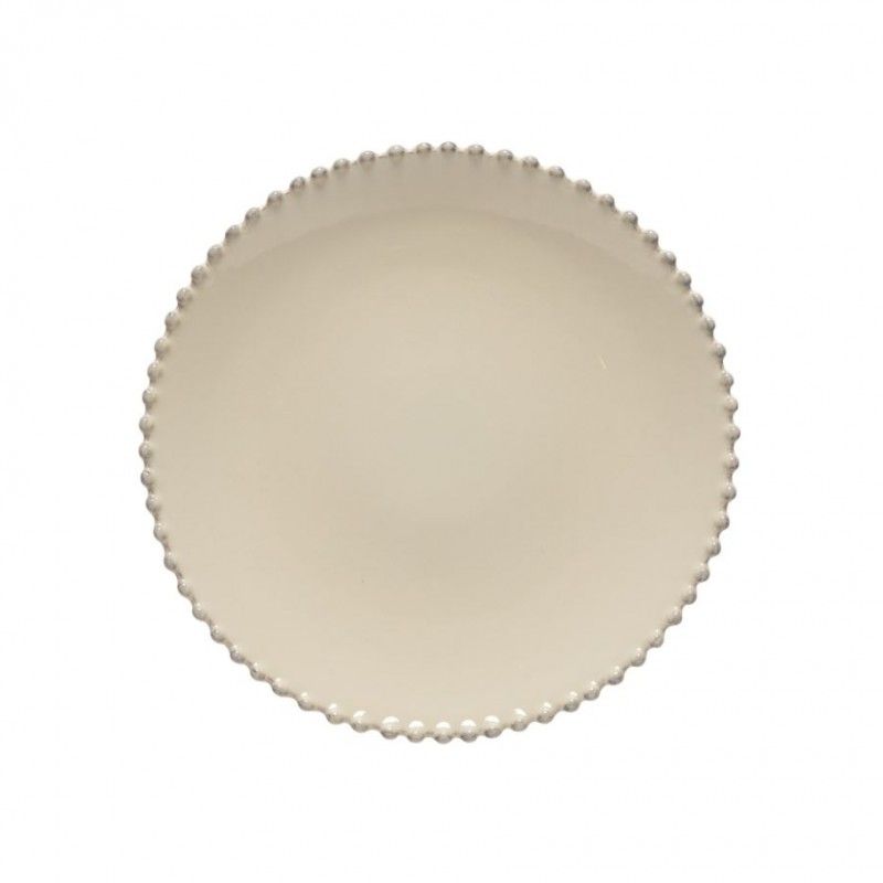 Prato Jantar 28cm Pearl Creme