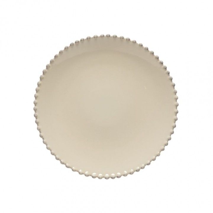 Prato Jantar 28cm Pearl Creme