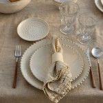 Prato Sobremesa 22cm Pearl Creme
