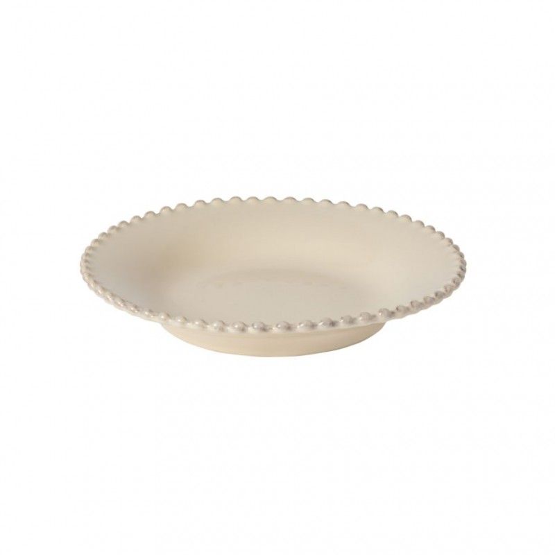 Prato Sopa/Pasta 24cm Pearl Creme