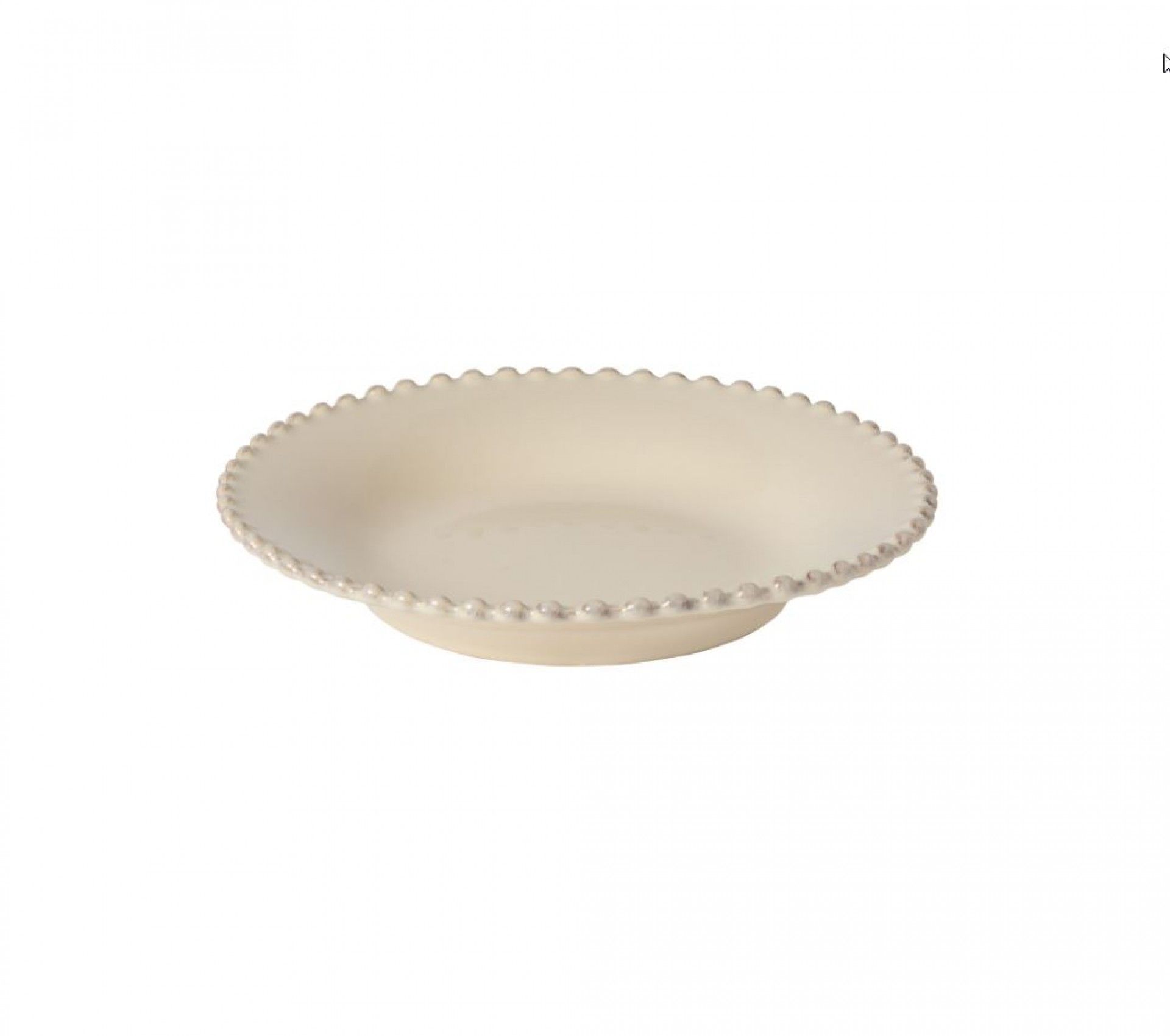 Prato Sopa/Pasta 24cm Pearl Creme