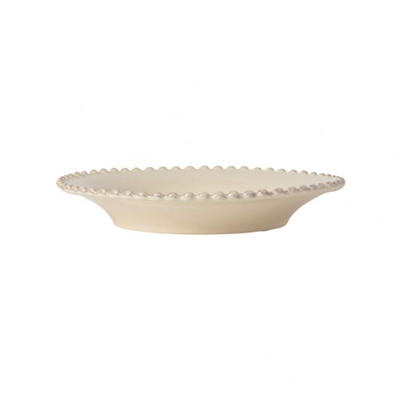 Prato Sopa/Pasta 24cm Pearl Creme