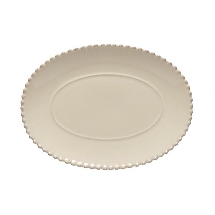 Travessa Oval 34cm Pearl Creme