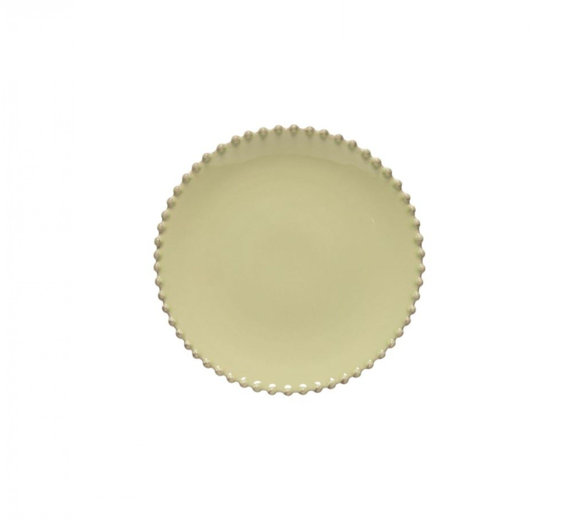 Prato Sobremesa 22cm Pearl Verde