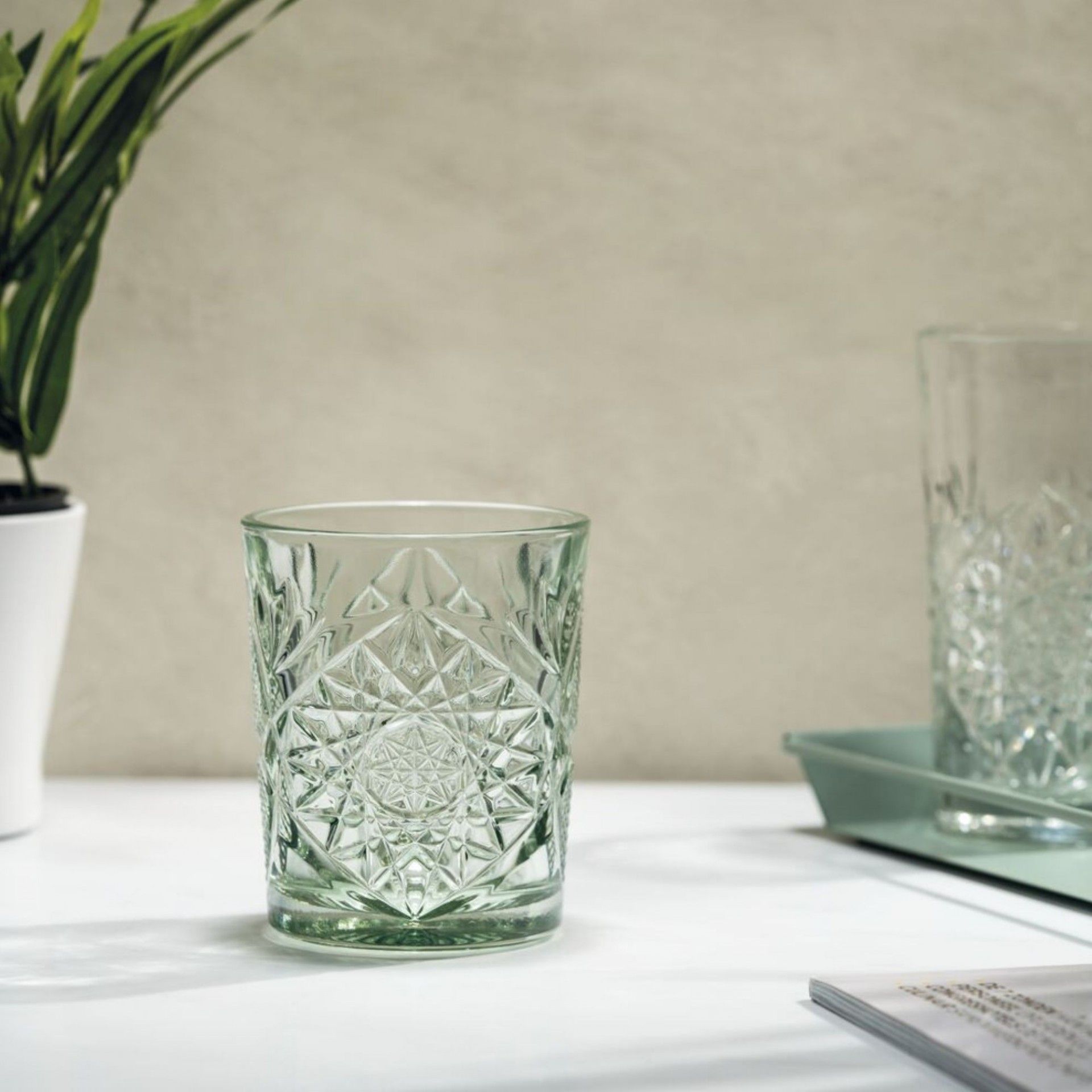 Copo Dof 35.5cl Hobstar Ebony green