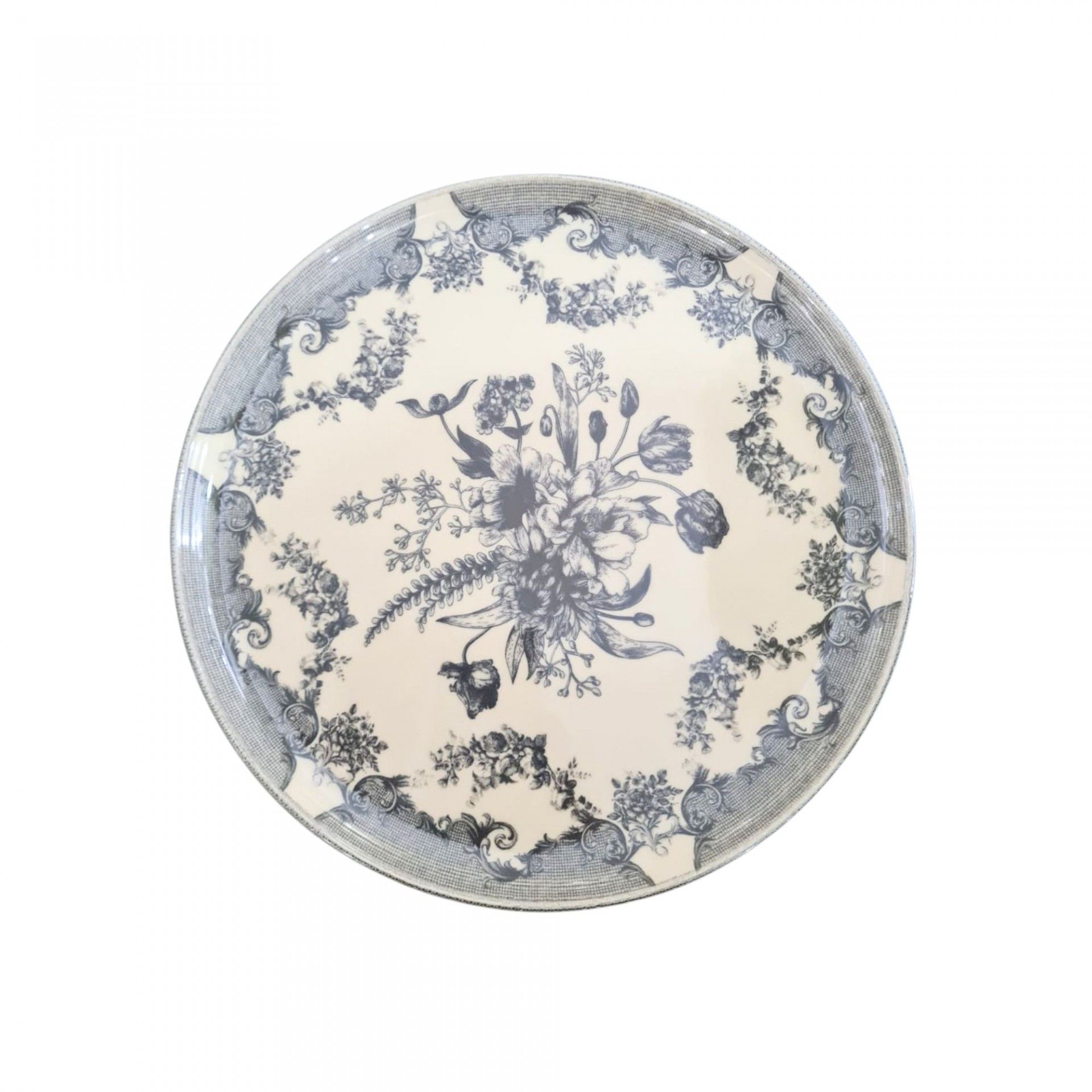 Prato Raso 27cm Minho Preto