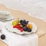 Prato Marcador Ericeira Branco Prato Marcador Ericeira Branco