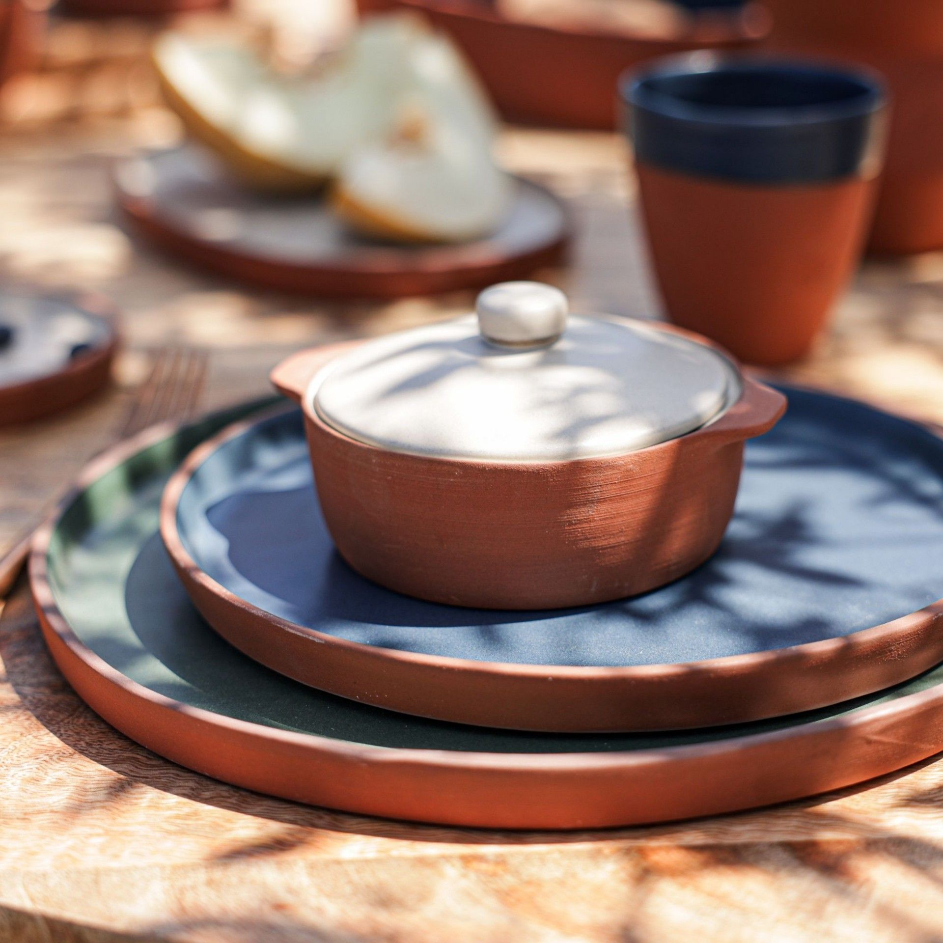 Caçarola Pequena Terra Creme