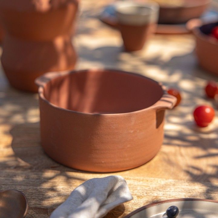 Panela Mdia Terra Creme