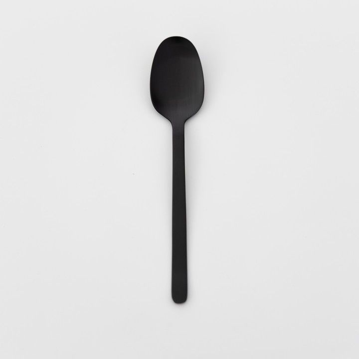 Dzia Colher Sobremesa Mars Mate Titanium Preto