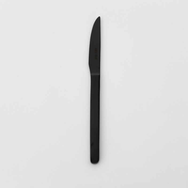 Dzia Faca Sobremesa Mars Mate Titanium Preto