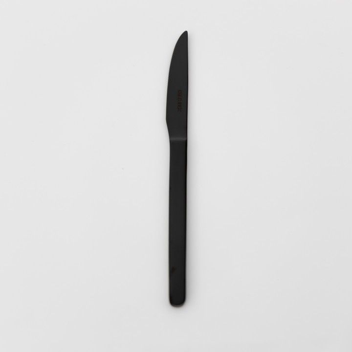 Dzia Faca Sobremesa Mars Mate Titanium Preto