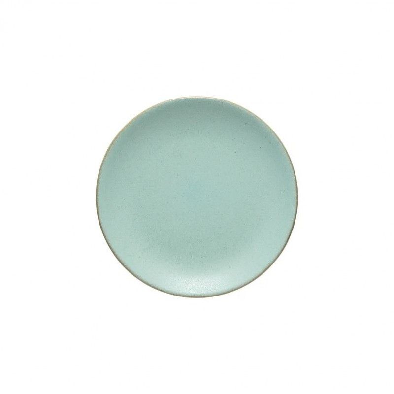 Prato Sobremesa 22cm Arenito Aqua