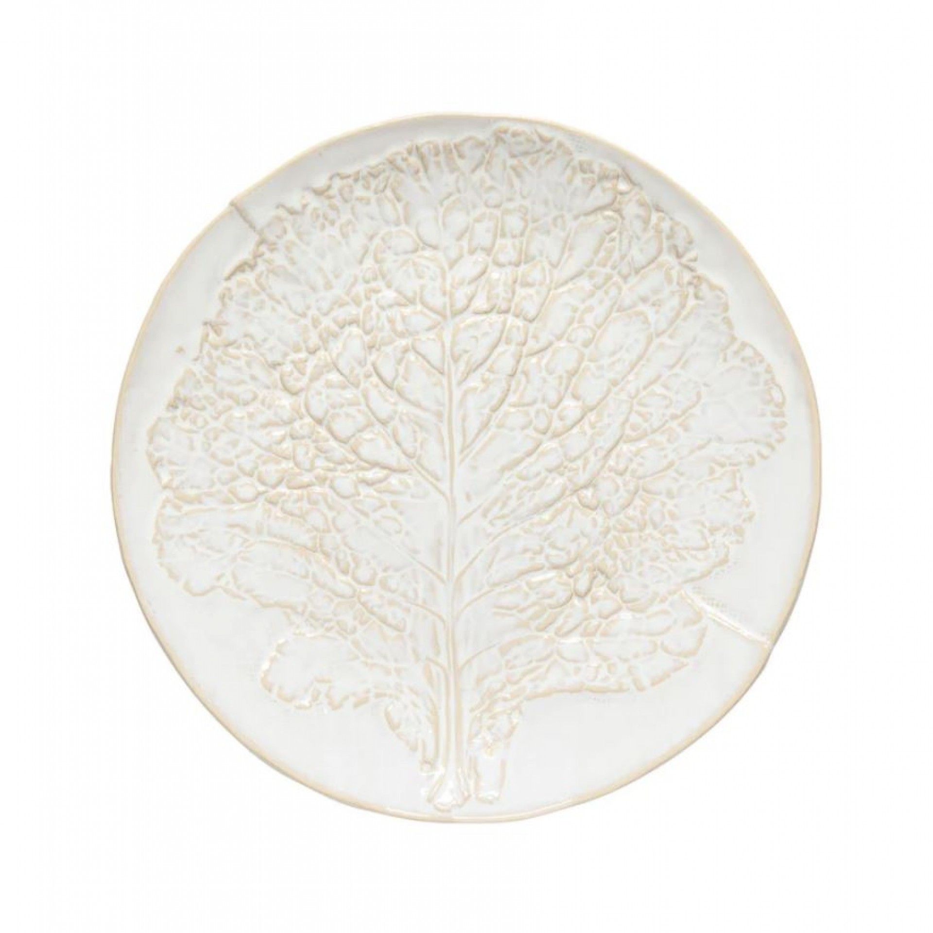 Prato Marcador 32cm Silvina Branco