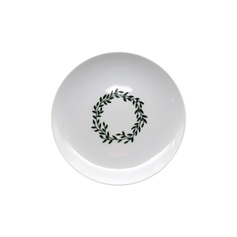 Prato Sobremesa 24cm Mistletoe Branco Prato Sobremesa 24cm Mistletoe Branco