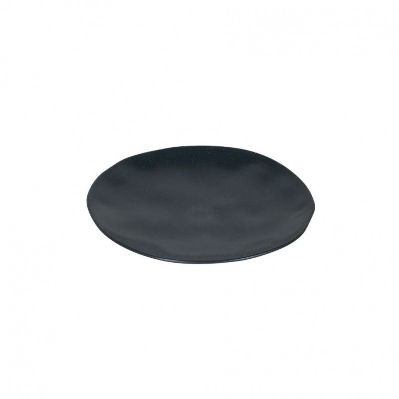 Prato de Sobremesa 20cm Koska Preto Prato de Sobremesa 20cm Koska Preto