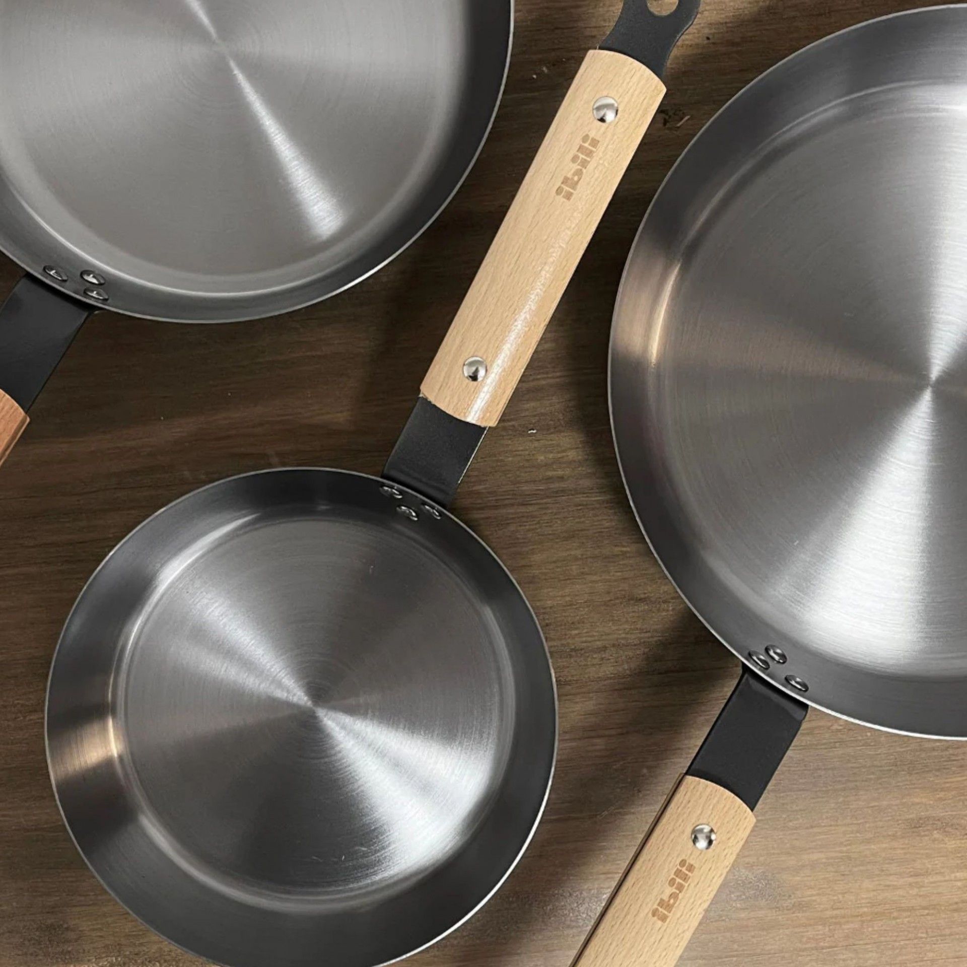 Wok 32cm Karbonsteel