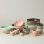 Ta�a Poke 18cm Arenito Aqua