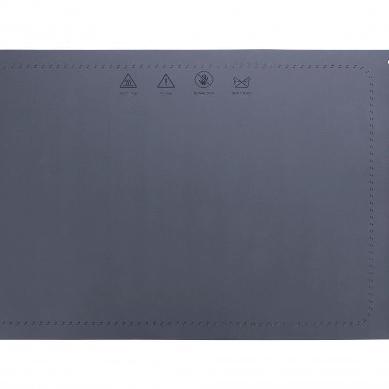 BLACK SILICONE HEATING PLATE 60X40CM