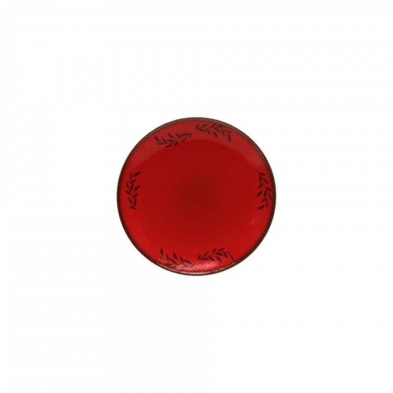 Prato Aperitivos 16cm Mistletoe Vermelho Prato Aperitivos 16cm Mistletoe Vermelho