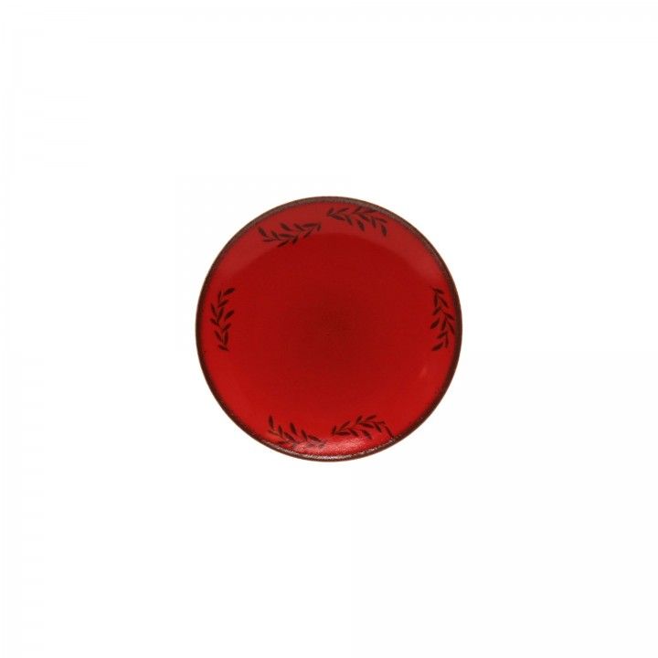 Prato Aperitivos 16cm Mistletoe Vermelho