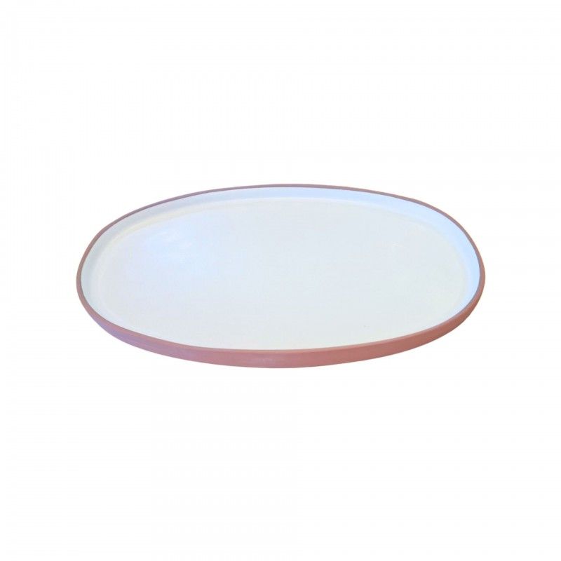 Bandeja Oval Grande Terra Creme
