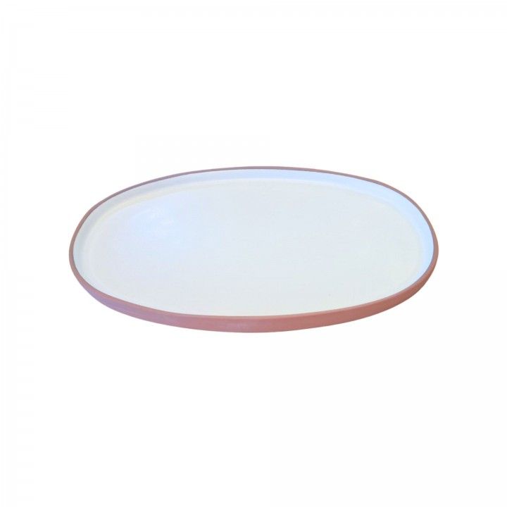 Bandeja Oval Grande Terra Creme Bandeja Oval Grande Terra Creme