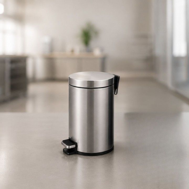 Stainless steel waste bucket 5L